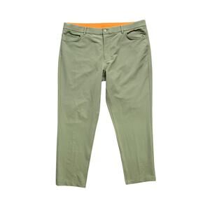 Macade Golf Pants Mens 38 Spring Green Stretch Slim Fit Tapered Performance